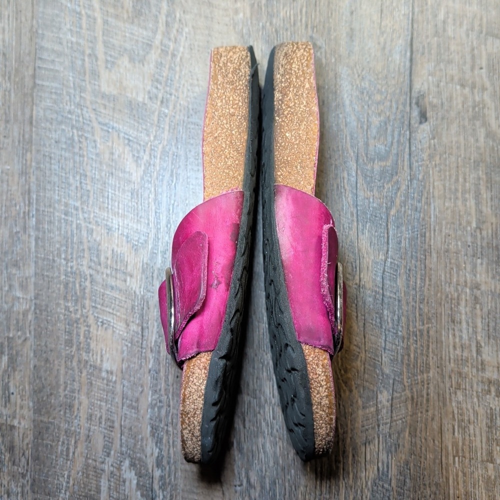 Birkenstock Madrid Big Buckle Festival Fuchsia Natural Oiled Womens EU 40 US 9 - Picture 9 of 14